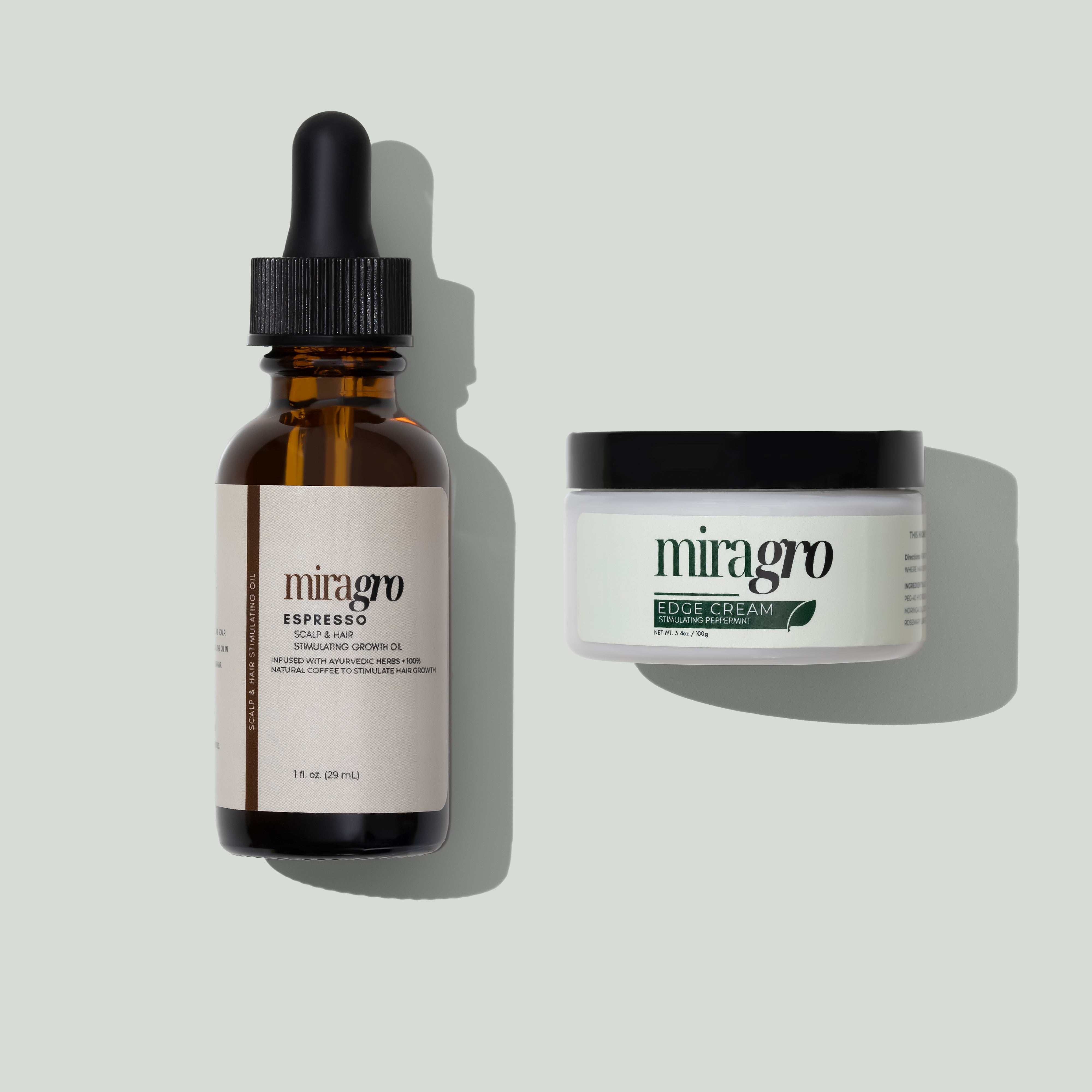 Edges Cream + FREE Espresso Hair Growth Oil — MiraGro